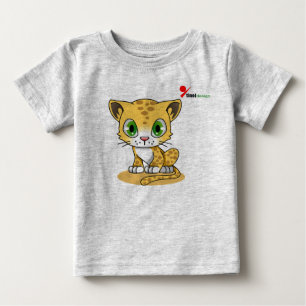 Pour Bébé Charming Chat Baby T-shirt