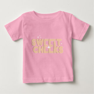 Pour Bébé Cheeks doux mignon T-shirt