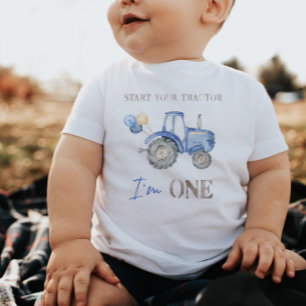 Pour Bébé Chemise bleue Anniversaire T-Shirt