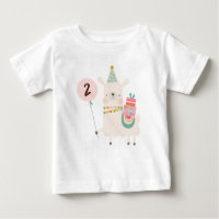 Chemise Llama Fun Lime Vert Anniversaire T-shirt