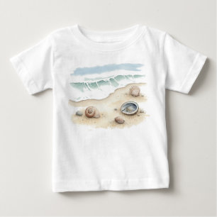 Pour Bébé Chemise T-Shirt Boby Sac de Plage à l'Aquarelle Co