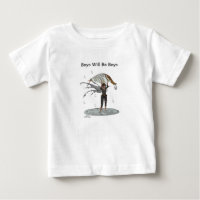 Chemise T-Shirt Garçon Fée De Pluie Avec Feuilles 