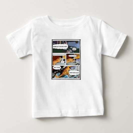 Pour Bébé Chemise T-shirt monde des chiens (Devant)