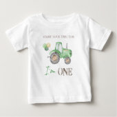 Pour Bébé Chemise verte Anniversaire T-shirt (Devant)