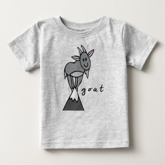Pour Bébé Chèvres en tête ou en T-shirt (Devant)