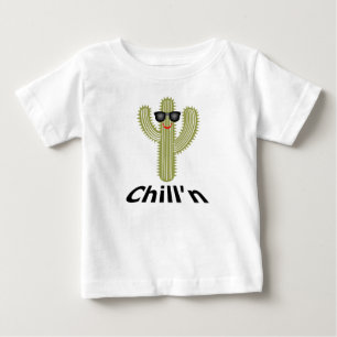 Pour Bébé Chill'n Cactus Design - Baby Fine Jersey T-Shirt