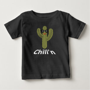 Pour Bébé Chill'n Cactus Design - Baby Fine Jersey T-Shirt