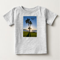 Ciseaux de palmier Silhouette Toddler T-shirt