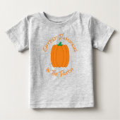 Pour Bébé Citrouille Cutest Dans Le Patch Baby T-Shirt (Devant)