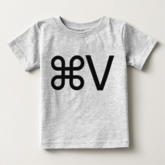Pour Bébé Coller Apple V Mac Twin T-shirt (Devant)