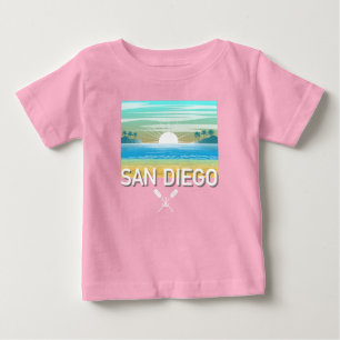 Pour Bébé Conception de San Diego - T-Shirt en jersey fin po