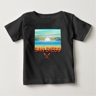 Pour Bébé Conception de San Diego - T-Shirt en jersey fin po