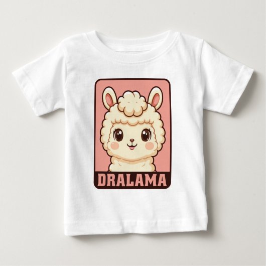 Pour Bébé Conception de t-shirt avec une illustration de lam (Devant)
