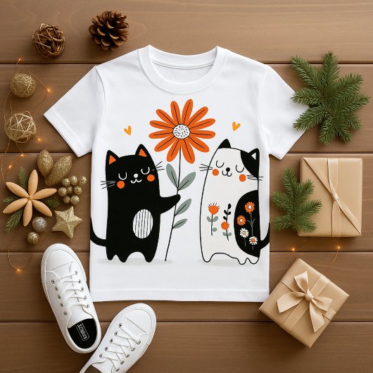 Pour Bébé conception de t-shirt d'amour de chat