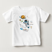 Pour Bébé Conception de t-shirt vectoriel d'espace et tendan (Devant)