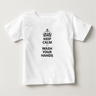 Pour Bébé covid-19 keep calm and wash your hands t-shirt