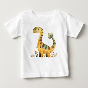 Pour Bébé Dessin animé de dinosaure mignon – T-shirt fun de