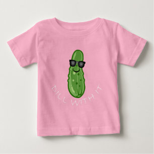 Pour Bébé Dill With It Design - Baby Fine Jersey T-Shirt