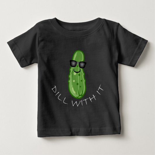 Pour Bébé Dill With It Design - Baby Fine Jersey T-Shirt (Devant)