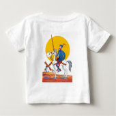 Pour Bébé DON QUIJOTE, SANCHO, T-SHIRT Camiseta de (Dos)