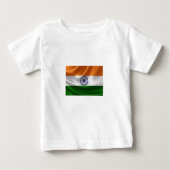 POUR BÉBÉ DRAPEAU INDIEN T-SHIRT (Devant)