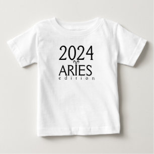 Pour Bébé Edition 2024 Aries avec le symbole Baby T-Shirt