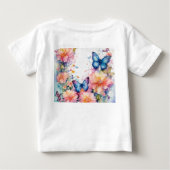 Pour Bébé Élégance Fluttering : T-Shirt De Inspiré Papillon (Dos)