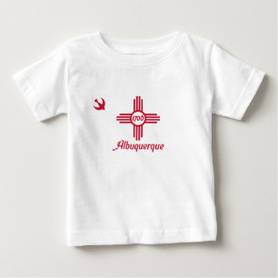 Pour Bébé Emblème d'Albuquerque, Nouveau-Mexique T-shirt béb