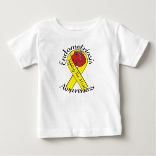 Pour Bébé ENDOMETRIOSIS AWARNESS Baby Fine Jersey T-Shirt