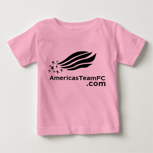 Pour Bébé équipe de filles t-shirt amérique fc (Devant)