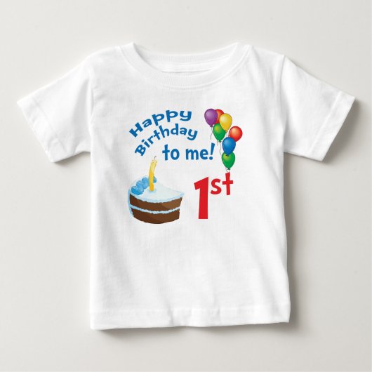 Pour Bébé ęr T-shirt d'anniversaire (Devant)