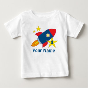 Pour Bébé ęr T-shirt d'anniversaire personnalisé par Rocke