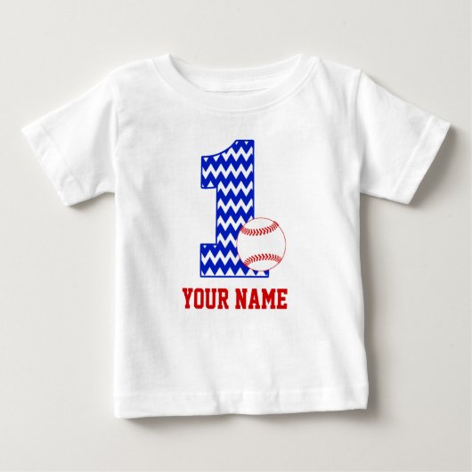 Pour Bébé ęr T-shirt personnalisé par base-ball (Devant)