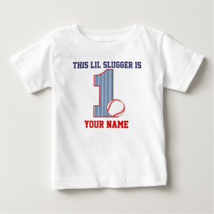 Pour Bébé ęr T-shirt personnalisé par base-ball