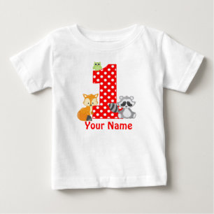 Pour Bébé ęr T-shirt personnalisé par région boisée