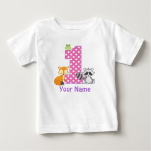 Pour Bébé ęr T-shirt personnalisé par région boisée