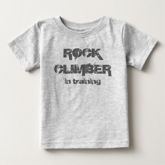 Pour Bébé escalade en formation T-shirt (Devant)