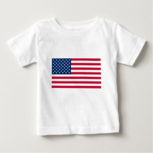 Pour Bébé États-Unis Drapeau Baby T-Shirt États-Unis d'Améri