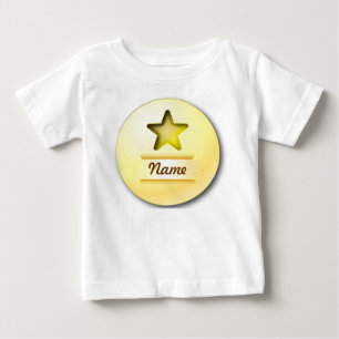 Pour Bébé Étoile d'or d'icône de T-shirt
