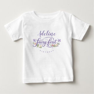 Pour Bébé Fairy First Birthday Girl Baby T-Shirt