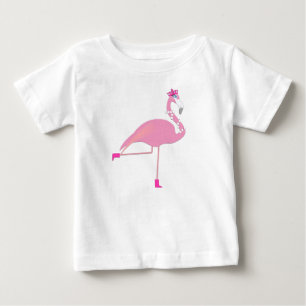 Pour Bébé Flamant rose rose - Baby Fine Jersey T-shirt 
