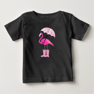 Pour Bébé Flamant rose rose - Baby Fine Jersey T-shirt 