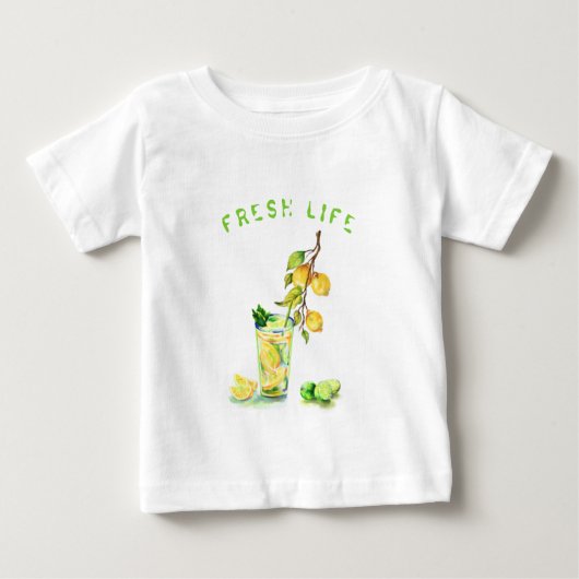 Pour Bébé Fraîche T-Shirt Lemonade au citron (Devant)