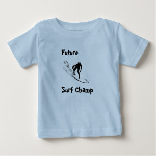 Pour Bébé Futur T-shirt de surfer