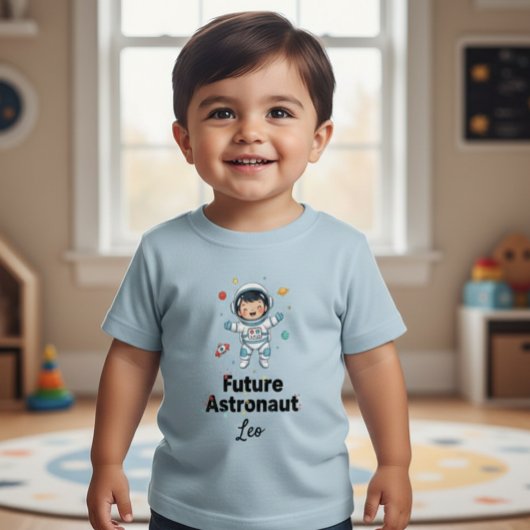 Pour Bébé Future Astronaut Personalized Toddler T-Shirt