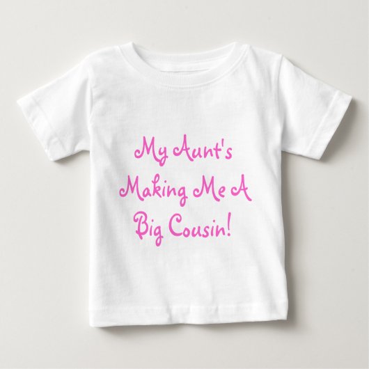 Pour Bébé Grand T-shirt de cousin (Devant)