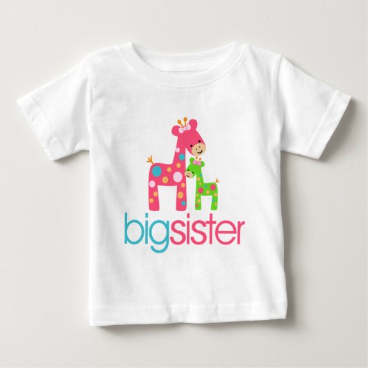 Pour Bébé Gros T-shirt de la Giraffe funky (Devant)