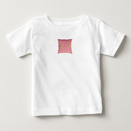 Pour Bébé HAMbWG - T-shirt Coussin jersey fin (Devant)