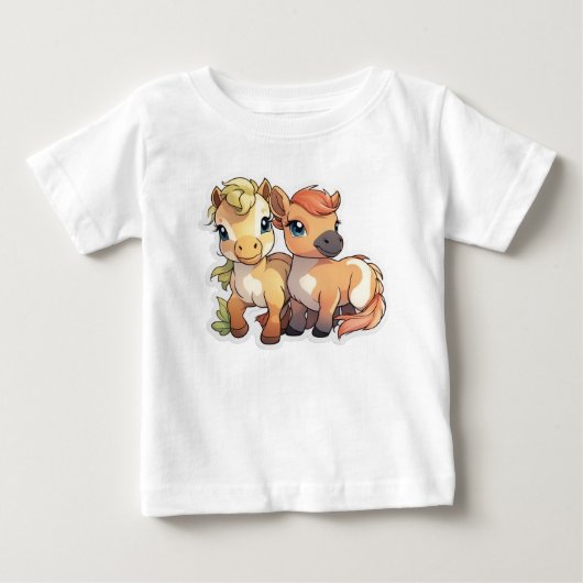Pour Bébé Happiness is a little pony T-Shirt (Devant)