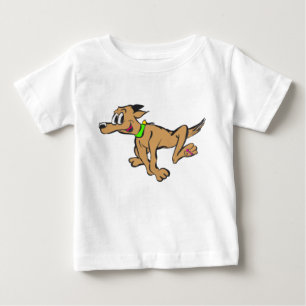 Pour Bébé Happy Running Dog Personnalisable Jersey T-shirt